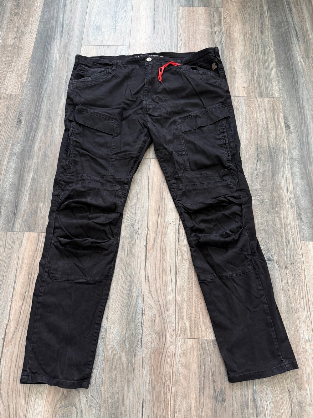 Men's Black Cargo Pants Grindhouse size 44